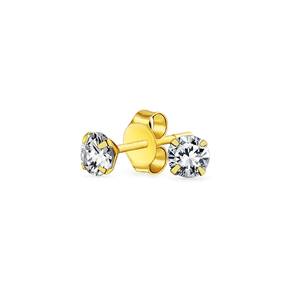 TWJC 14k REAL Yellow Gold Fancy Heart Stud Earrings 8 x 8 mm TWJC 14k REAL Yellow Gold Fancy Heart Stud Earrings 8 x 8 mm